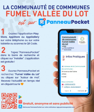 information panneau pocket